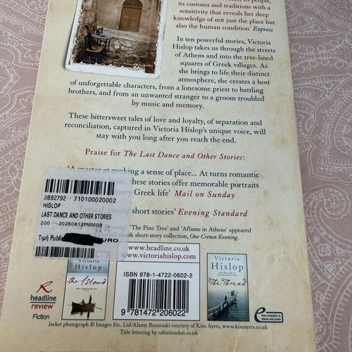 The Last Dance and Other Stories by Victoria Hislop new, English