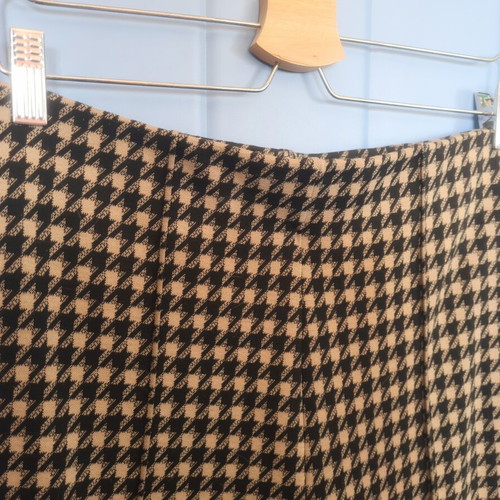 High-waisted houndstooth pants M&S Marks and Spencer like new