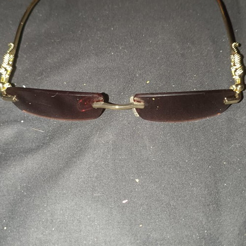 Cartier sunglasses like new, gold color