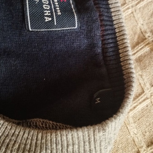 Funky Buddha cotton sweater, size M, grey