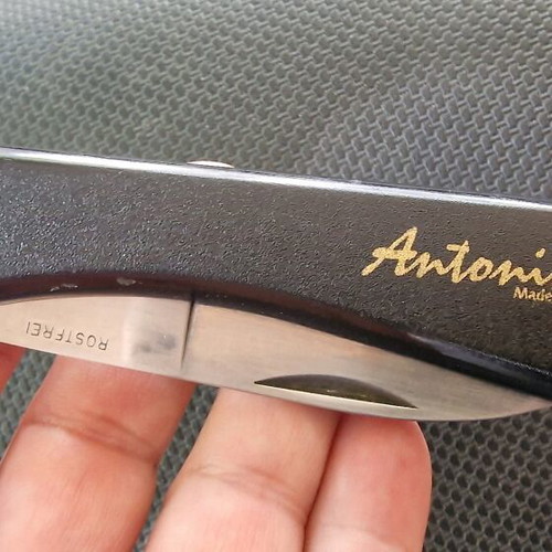Antonini Folding Knife like new, stainless steel blade