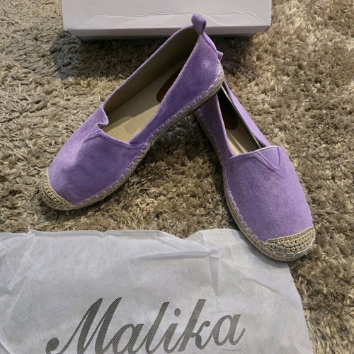 Espadrilles new lilac color with box
