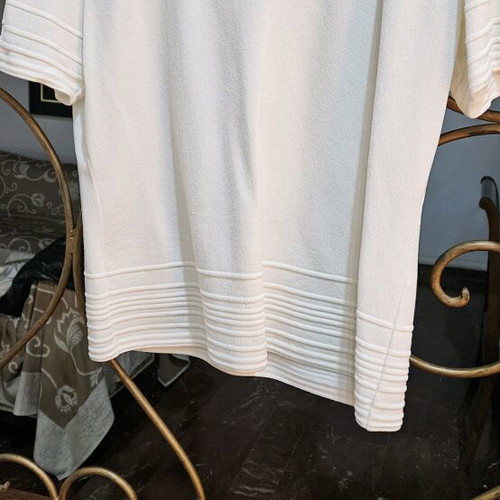 Escada women's short-sleeve top like new, white, size XL