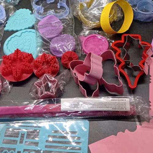 Baking Molds Set of 33 Silicone Cake Cookie Pastry