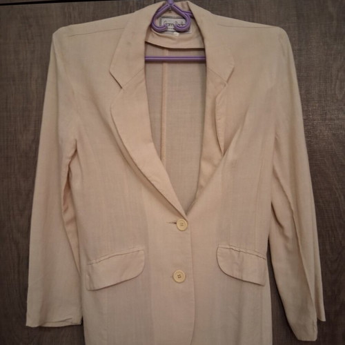 Linen suit Gianni Rodini like new, beige, size S
