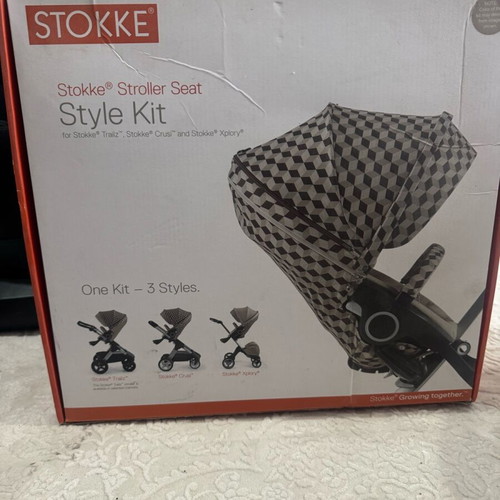 Stokke baby stroller set with car seat and carrycot
