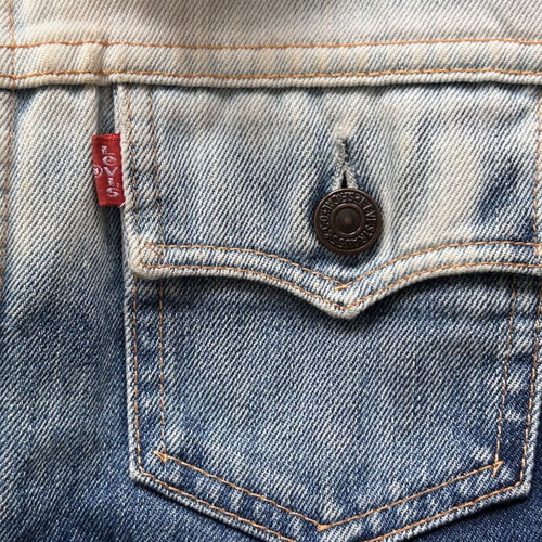 Levi's denim waisted jacket like new, size XS/S, blue
