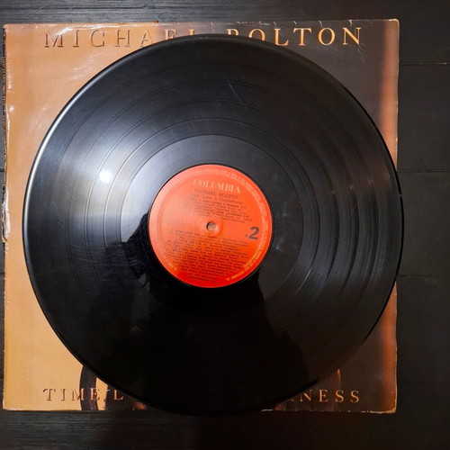 Michael Bolton Time, Love & Tenderness LP used, rock