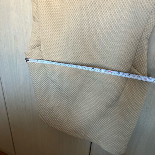 Quilted dress with pockets Medium used, beige camel