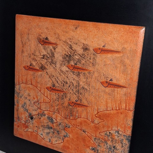 Sea Composition Ceramic Wall Art by Kostas Panaretos like new