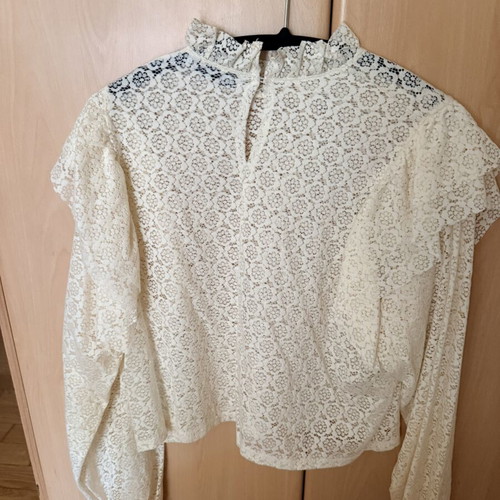 Zara blouse new, beige, size L