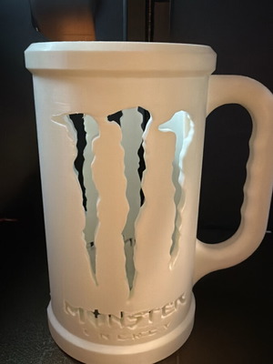 Monster 3D printed cup new