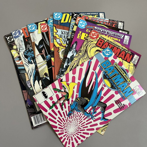 Batman & Detective Comics lot used, English