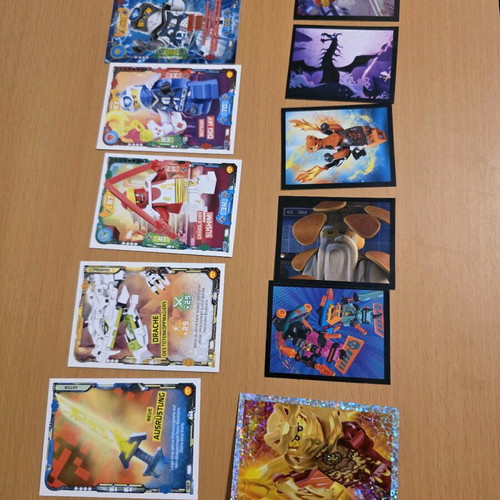 Lego Ninjago Trading Card Game like new, cards and stickers
