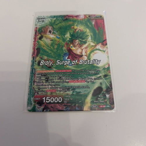 Dragon Ball Broly Leader Card, Surge of Brutality