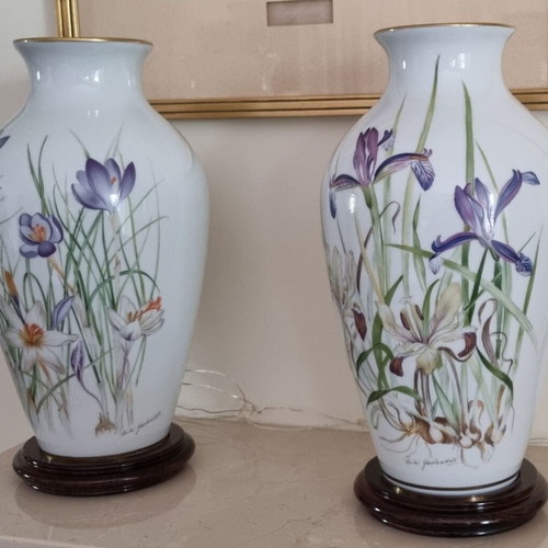 Porcelain Vases New, Designed by Niki Goulandris, Georges Boyer Limoges