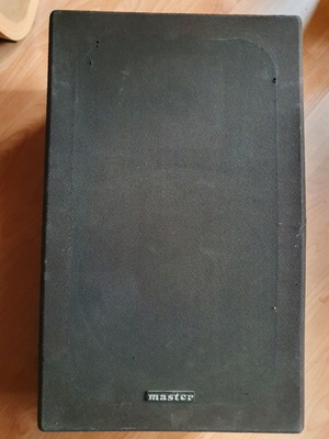 Master Audio Philips floor speakers used, classic wooden 1984