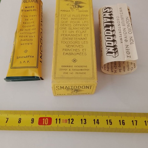 Smaltodont vintage Greek toothpaste like new in original box
