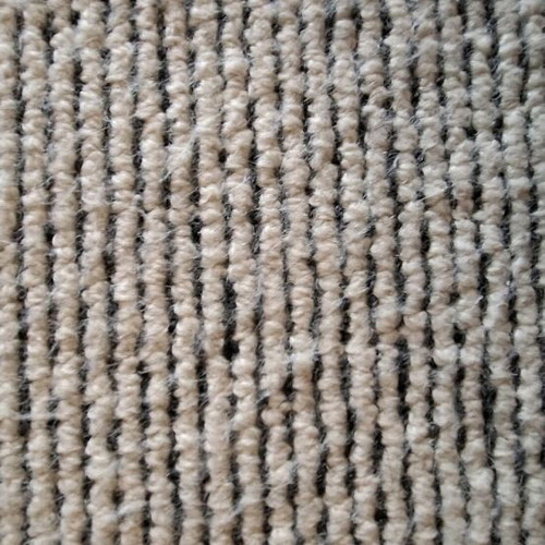 Wool rug like new, 320cm × 416cm, beige with black stripes