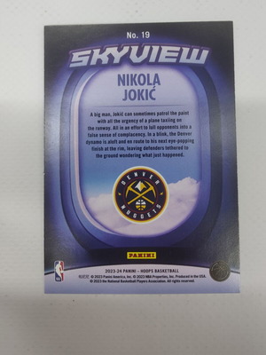 2023-24 Panini-NBA Hoops Basketball Nikola Jokic Skyview #19