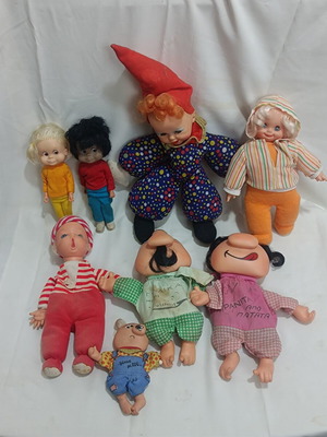 Vintage dolls pack of 8 from El Greco and Lyra used