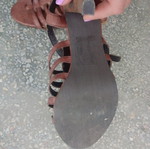 Brown sandals size 39 like new