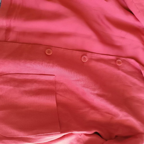 Linen jacket coral like new, size M