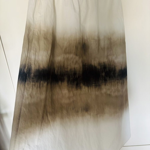 Massimo Dutti midi skirt like new, gradient, pockets, elastic waist, size L