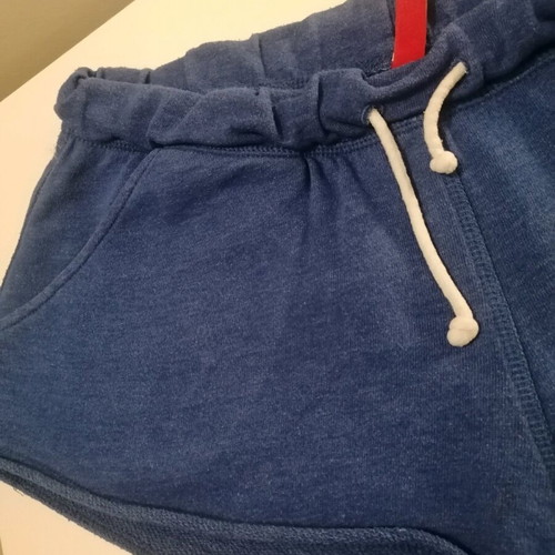 Divided H&M women's shorts used, cotton, blue, size 38