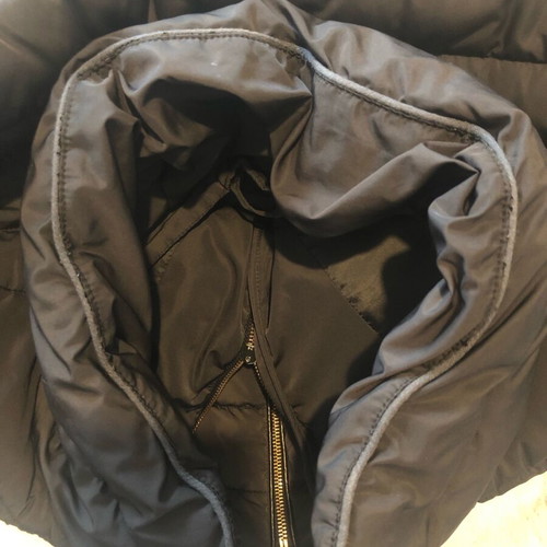 Zara Basic black mid-length windproof sleeveless jacket XL used