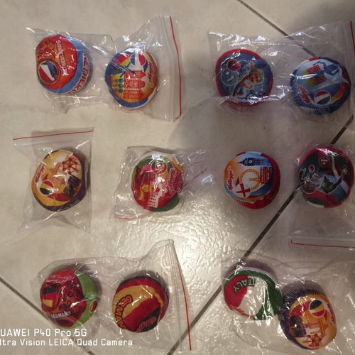 Kelloggs Coco Pops World Cup 2014 collectible set, 12 items