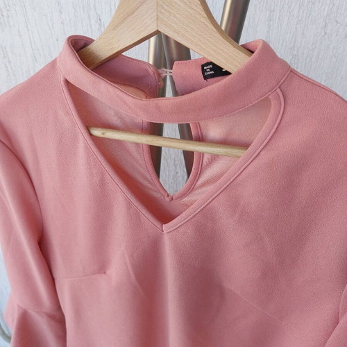 Pink Shein fitted dress like new with -  4,50 - Vendora.cy