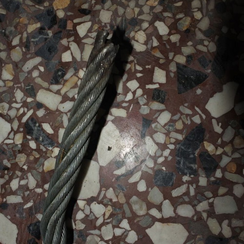 Steel wire rope 16mm x 30 m used, rust-free