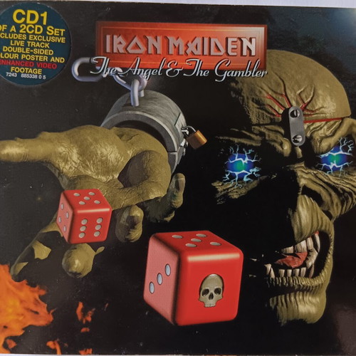 Iron Maiden The Angel and the Gambler CD single used, 1998 metal
