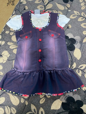 Children's dress and blouse set new, size 116
