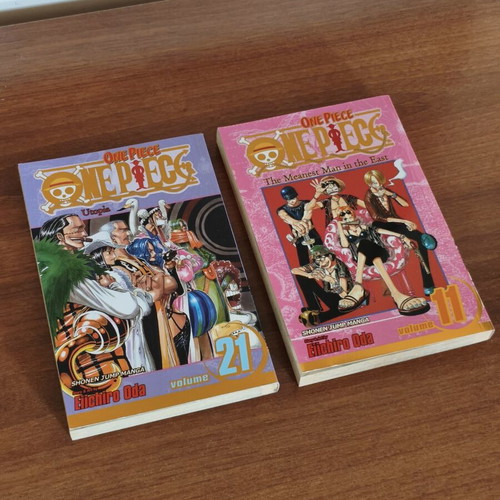 One Piece manga volumes 11 and 21 Gold edition like new