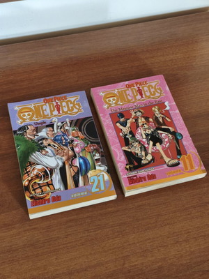 One Piece manga volumes 11 and 21 Gold edition like new