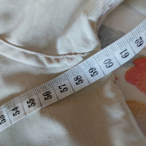 Men's long-sleeve beige shirt L