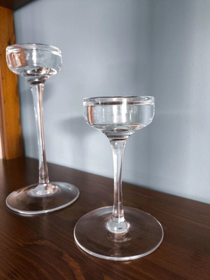 IKEA Blomster candleholders vintage 1999 like new, set of 2 glass