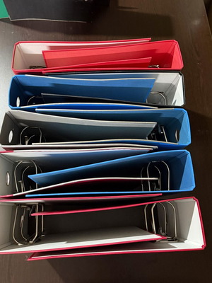 A4 8/32 Binder Folder like new, pack of 10 with 2 rings