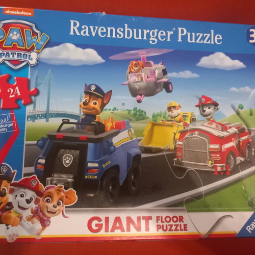 Ravensburger Paw Patrol puzzle used, 24 pieces