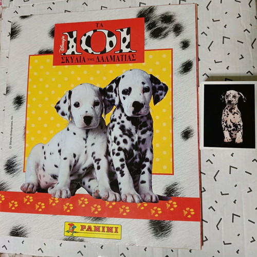 Panini 101 Dalmatians Sticker Set used, complete album
