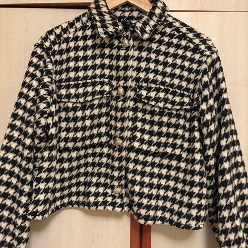 Vintage jacket cardigan H&M like new, black and white