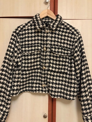 Vintage σακάκι ζακέτα H&M σε άριστη κατάσταση, μαύρο και άσπρο