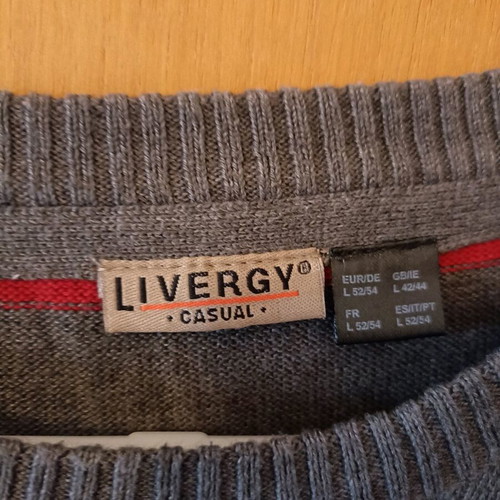 Livergy fine knit pullover size L like new