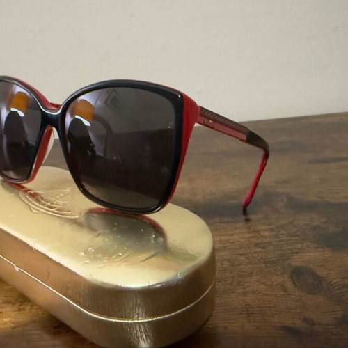 Moschino vintage sunglasses like new, black and red