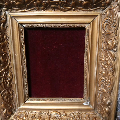 Antique frame used 34x39 outer, 16x21 inner