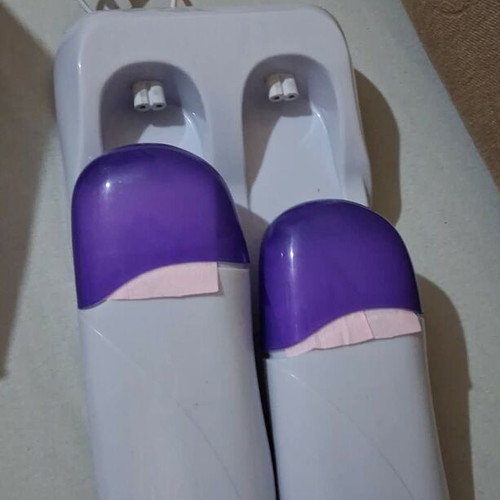 Hair removal devices like new, set of 3 with wax and strips