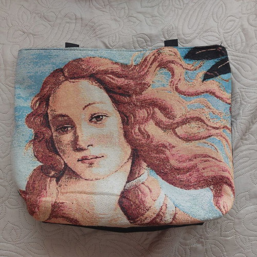 Aphrodite Emerging shoulder bag like new, A To Z Greek