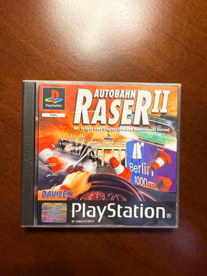 Autobahn Racer II PlayStation 1 racing game like new, German edition